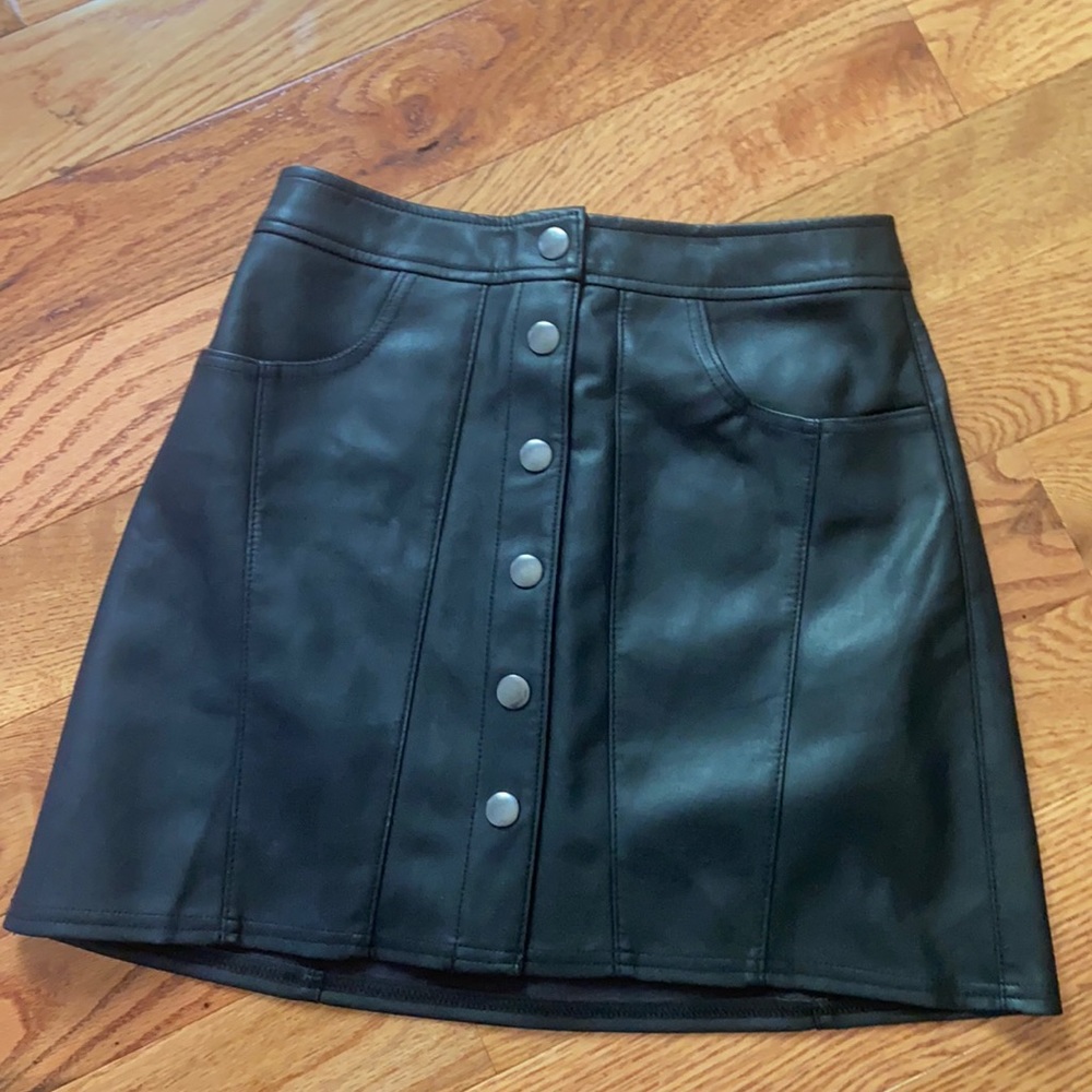 Leather Skirt